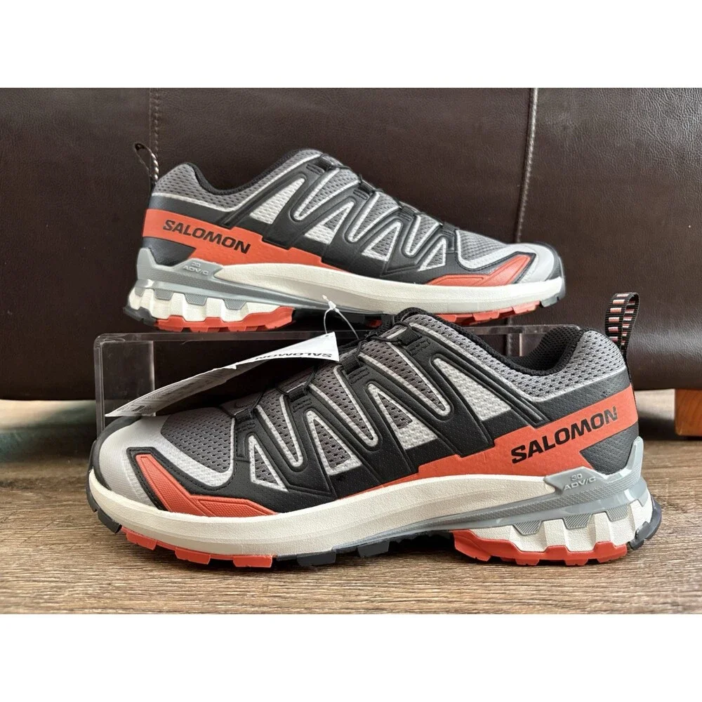 Salomon XA Pro 3D V9 Hiking Shoes Castlerock Burnt Ochre Men’s Sz 11.5 477476